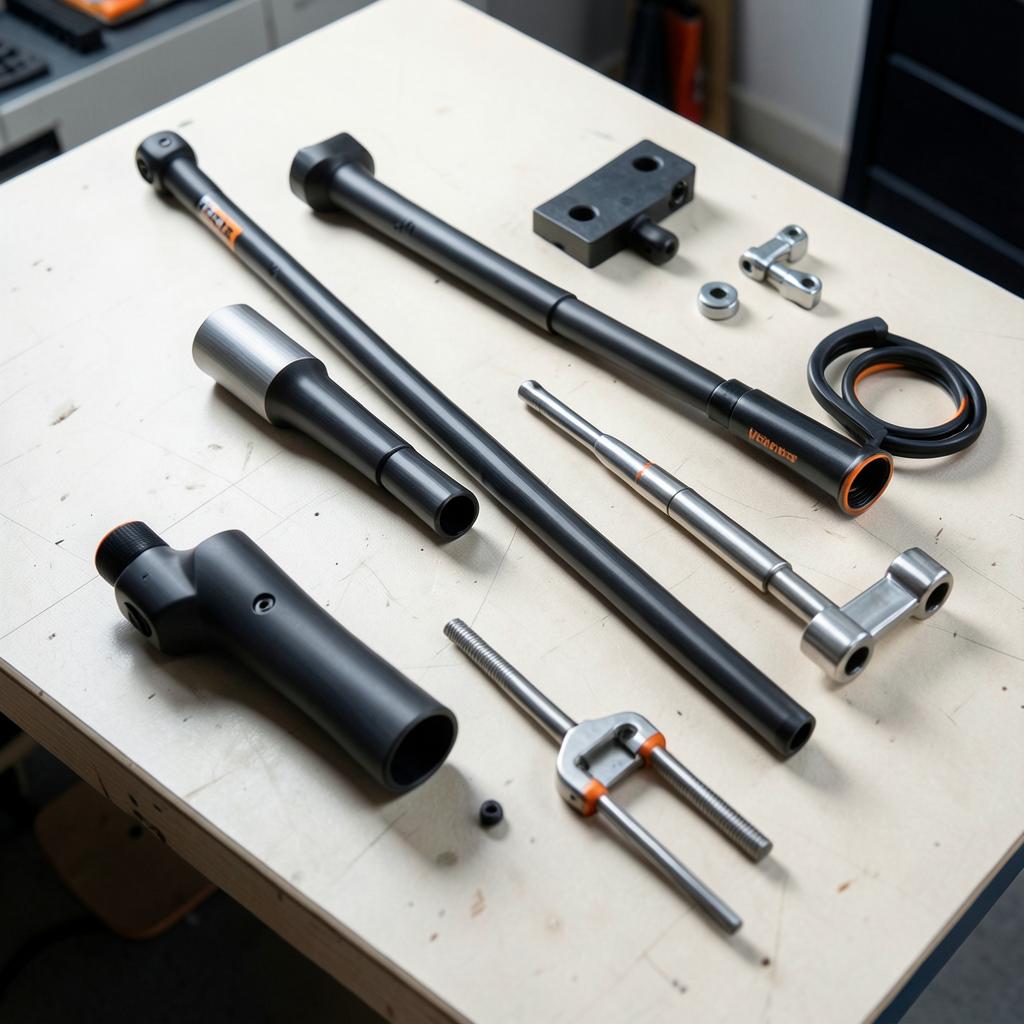 Windsurf rigging and hardware components